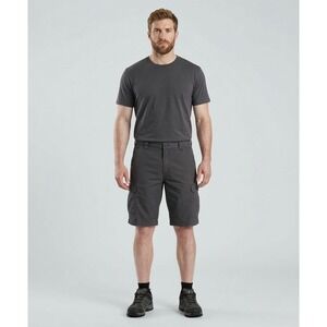 Carhartt Force Cargo Work Shorts Mens 33 Gray Ripstop Relaxed Fit BS3543-M